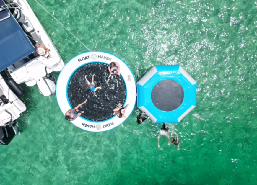SEA LOUNGE 3M large round inflatable beach float