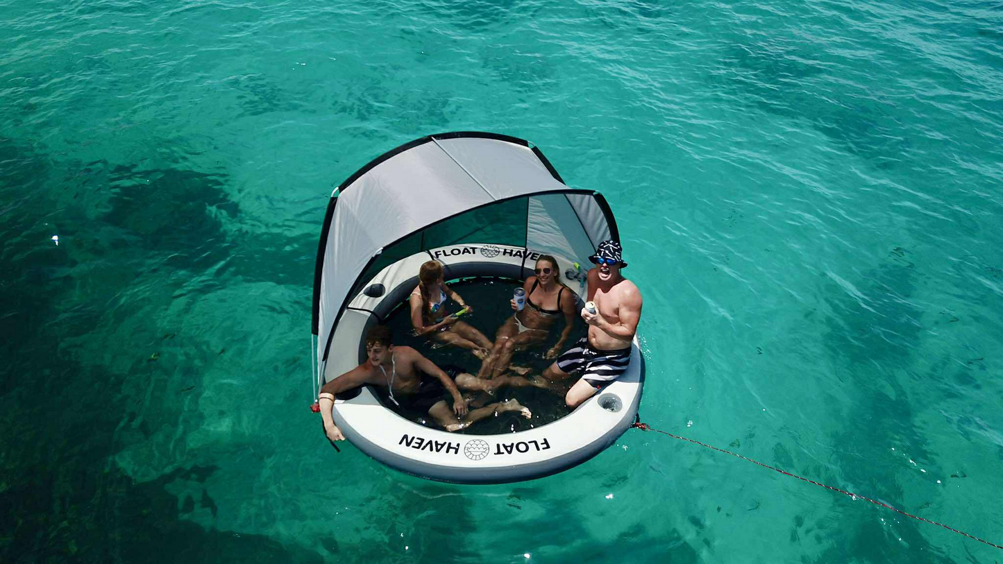 Shade Haven™ – The Ultimate Portable Shade for the Floating Island