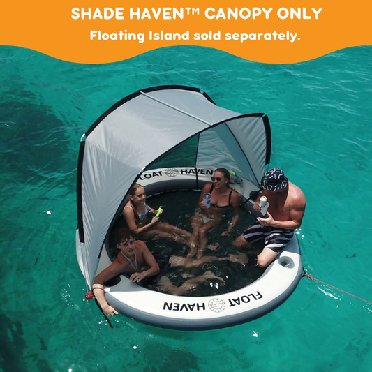 Shade Haven™ – The Ultimate Portable Shade for the Floating Island — Patent Pending (AU 2025906027)