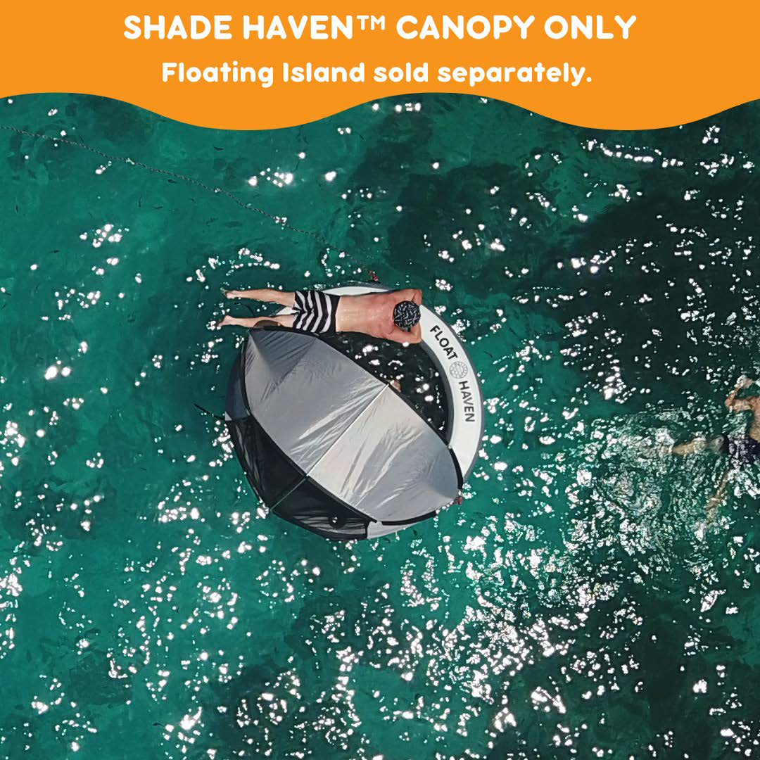 Shade Haven™ – The Ultimate Portable Shade for the Floating Island — Patent Pending (AU 2025906027)