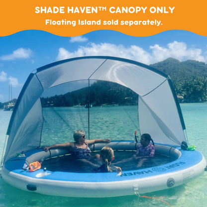 Shade Haven™ – The Ultimate Portable Shade for the Floating Island — Patent Pending (AU 2025906027)