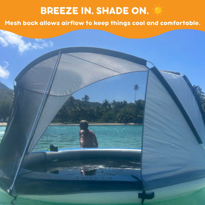 Shade Haven™ – The Ultimate Portable Shade for the Floating Island — Patent Pending (AU 2025906027)