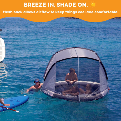 Shade Haven™ – The Ultimate Portable Shade for the Floating Island — Patent Pending (AU 2025906027)