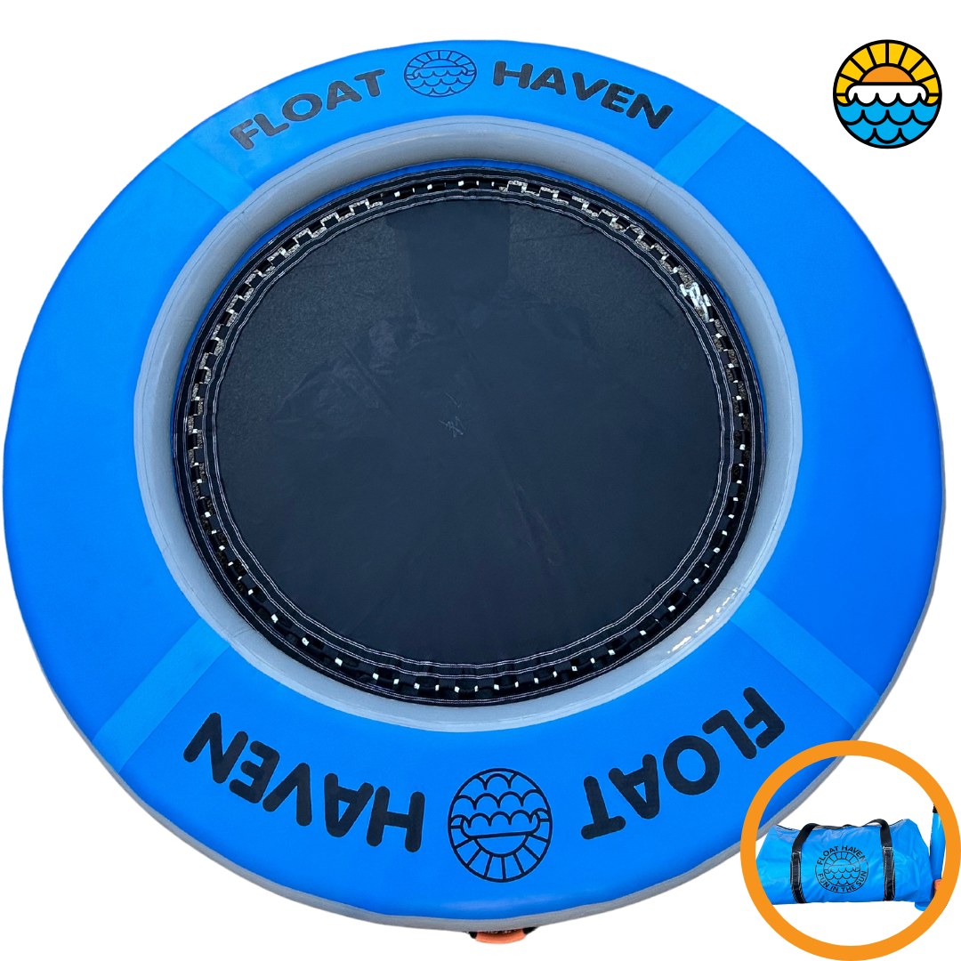 SEA LOUNGE – 3M Large Round Inflatable Beach Float - Floating Island - Float Haven