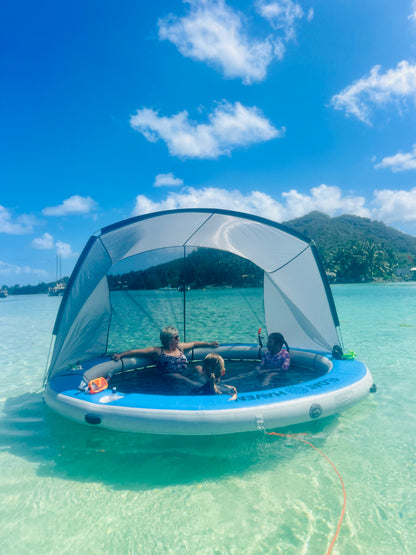 Shade Haven™ – The Ultimate Portable Shade for the Floating Island — Patent Pending (AU 2025906027)
